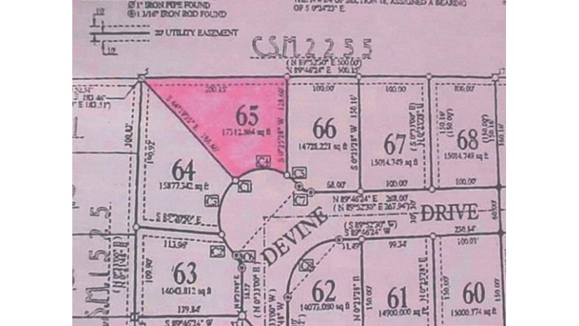 Lot 65 Devine Drive Parcel Number 330714 Marshfield, WI 54449 by Success Realty Inc $29,000