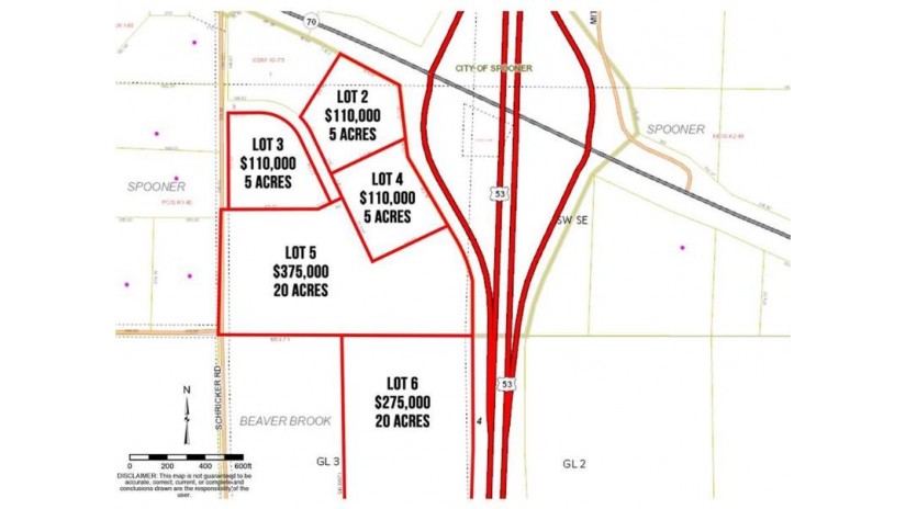 Lot 2 Hwy 70/53 Spooner, WI 54801 by Edina Realty, Inc. - Spooner $125,000