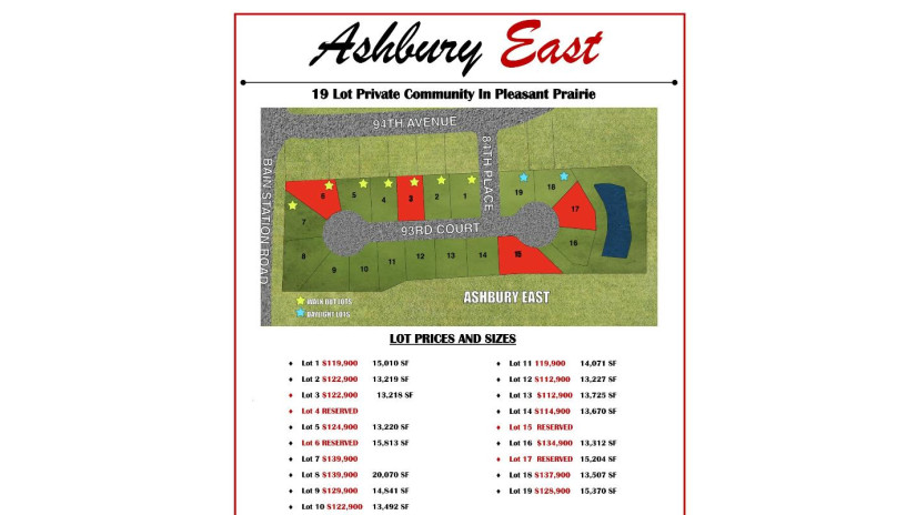 LT14 93rd Ct Pleasant Prairie, WI 53158 by Berkshire Hathaway Home Services Epic Real Estate $115,900