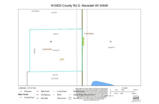 N10833 County Road G, Necedah, WI 54646