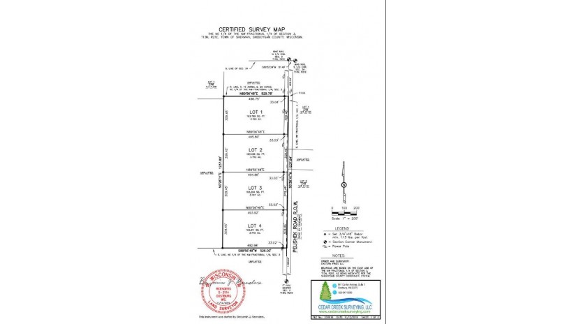 LT3 Pelishek Rd Sherman, WI 53001 by Benefit Realty $59,900