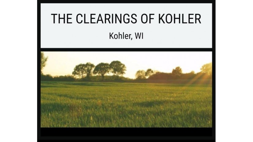LT36 Clearings Dr Kohler, WI 53044 by Village Realty & Development $109,500