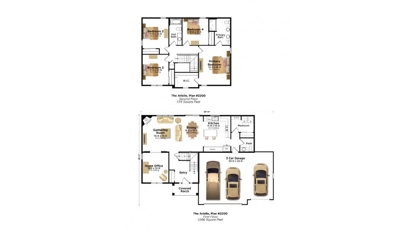 W251N2379 Valleyview Cir Pewaukee, WI 53072 by Bielinski Homes, Inc. $602,790