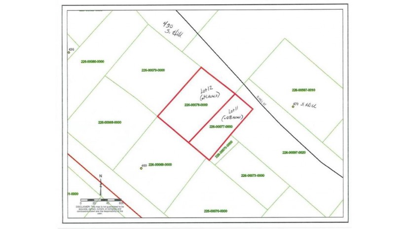 Lot 11 & 12 Hill Street Fountain City, WI 54629 by Elite Realty Group, Llc $24,900