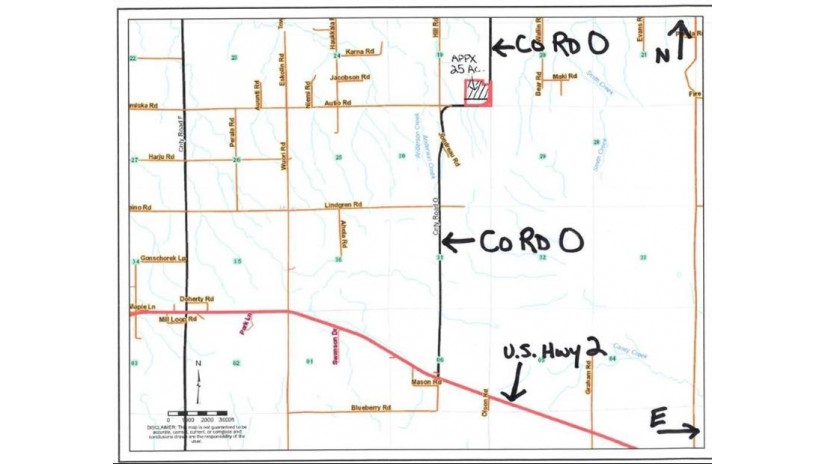 39XX South County Road O Maple, WI 54854 by Timber Ghost Realty Llc $57,500