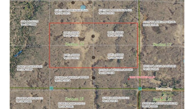 80 acres Tar Paper Alley Brule, WI 54820 by Woodland Developments & Realty $125,000