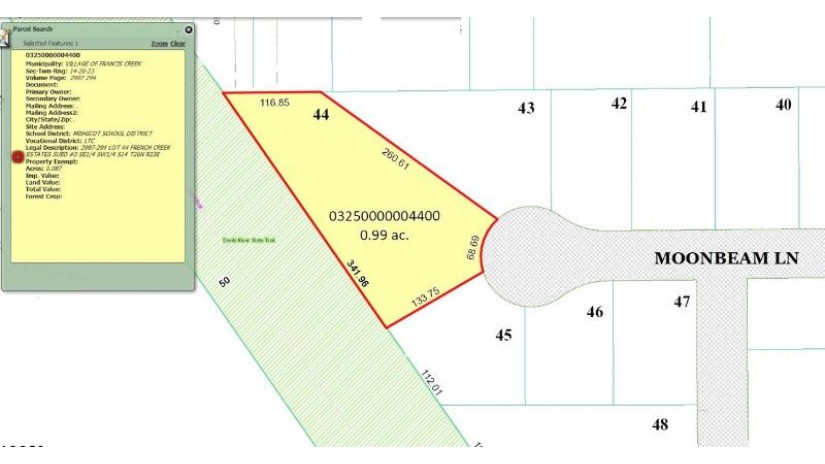 710 Moon Beam Lane Lot 44 Francis Creek, WI 54214 by NextHome Select Realty $59,900