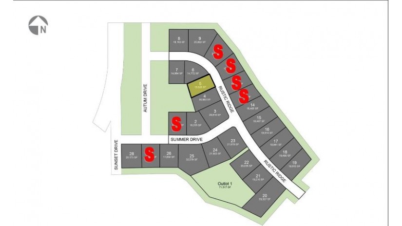 517 Rustic Ridge Drive Lot 5 Brillion, WI 54110 by Coldwell Banker Real Estate Group $49,900