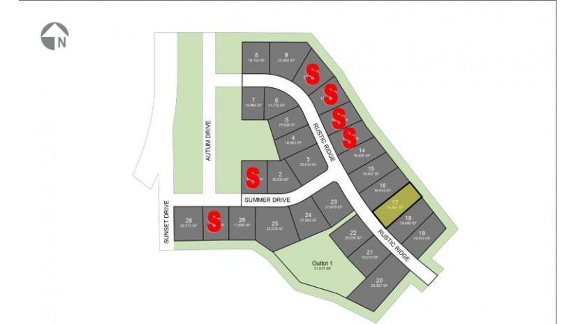 474 Rustic Ridge Drive Lot 17 Brillion, WI 54110 by Coldwell Banker Real Estate Group $53,900