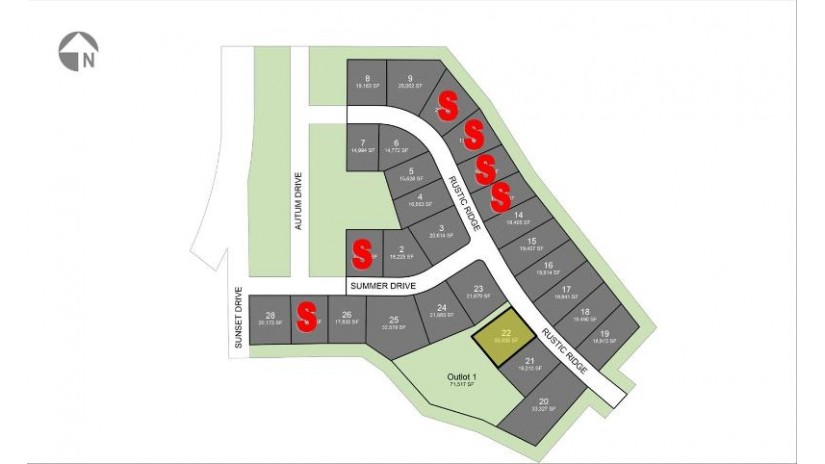 479 Rustic Ridge Drive Lot 22 Brillion, WI 54110 by Coldwell Banker Real Estate Group $57,900