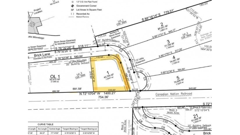 Brick Lane Lot 1 Harrison, WI 54952 by Coldwell Banker Real Estate Group $165,000