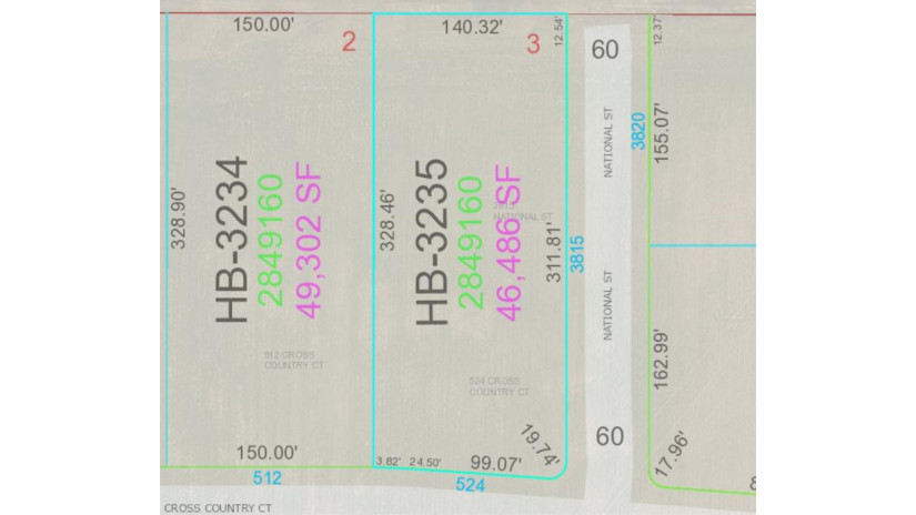 524 Cross Country Court Lot 3 Hobart, WI 54155 by Ben Bartolazzi Real Estate, Inc - Office: 920-770-4015 $76,900