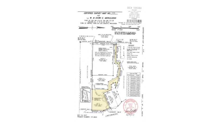 LOT 3 Meiklejohn Drive Empire, WI 54936 by Cotter Realty Llc $3,750,000