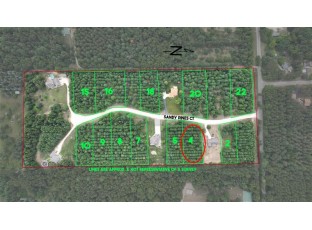 LOT 4&5 Sandy Pines Court Redgranite, WI 54970