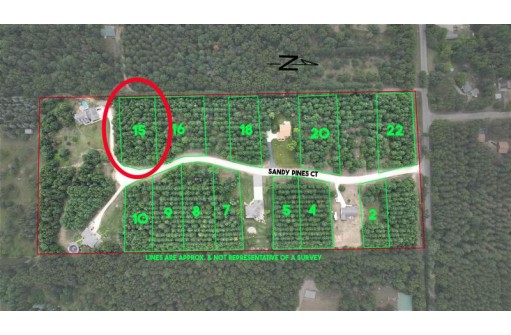 LOT 15 Sandy Pines Court, Redgranite, WI 54970