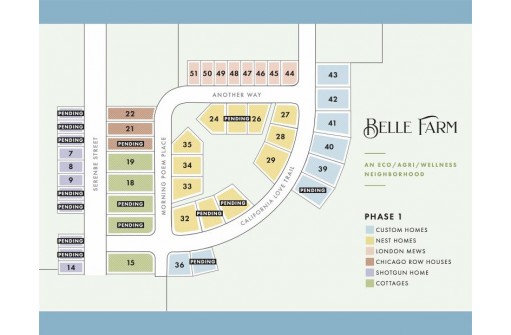 PHASE 1 LOTS Belle Farm, Middleton, WI 53562