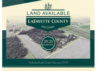 39.25+- ACRES Dunbarton Road Gratiot, WI 53541