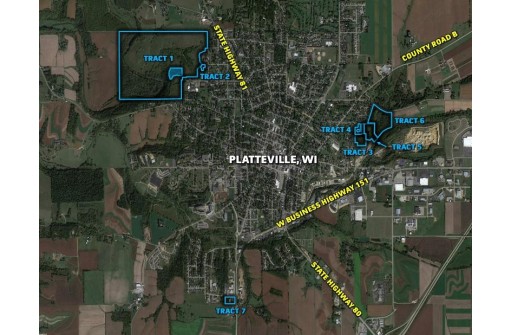 7.62 ACRES Lincoln Street, Platteville, WI 53818