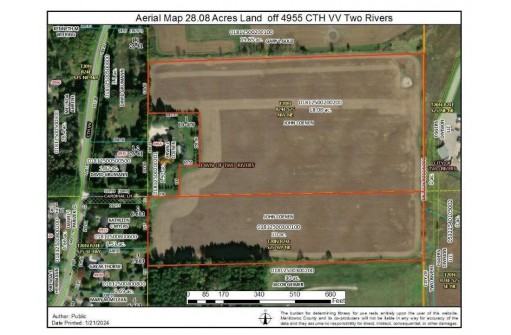 4955 County Road Vv, Two Rivers, WI 54241