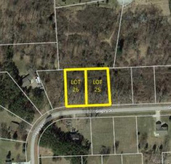 LOT 25 & LOT 26 Gregory Lapeer, MI 48446