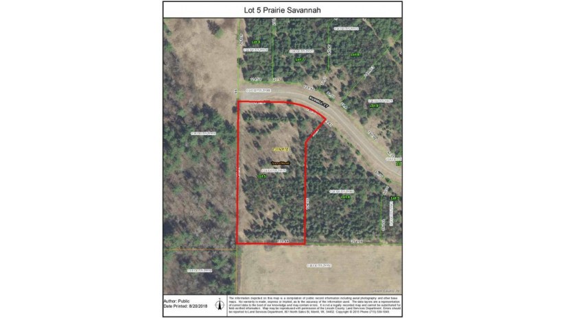 Lot 5 Russell Court Merrill, WI 54452 by Re/Max Excel $19,000