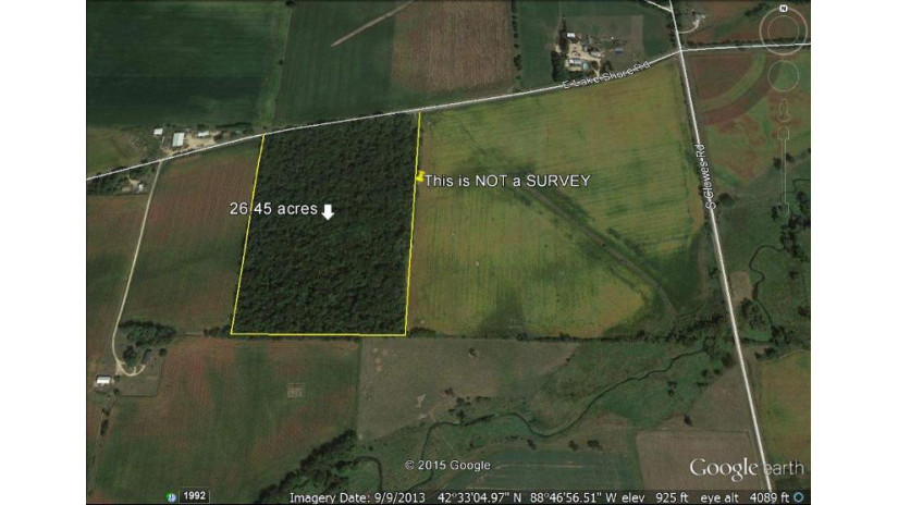 26.45 AC E Lake Shore Rd Clinton, WI 53525 by First Weber Inc $224,900