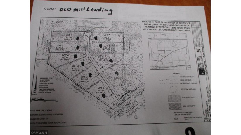 xxx lot 6 County Rd V V Old Mill Landing Somerset, WI 54025 by Property Executives Realty $119,900