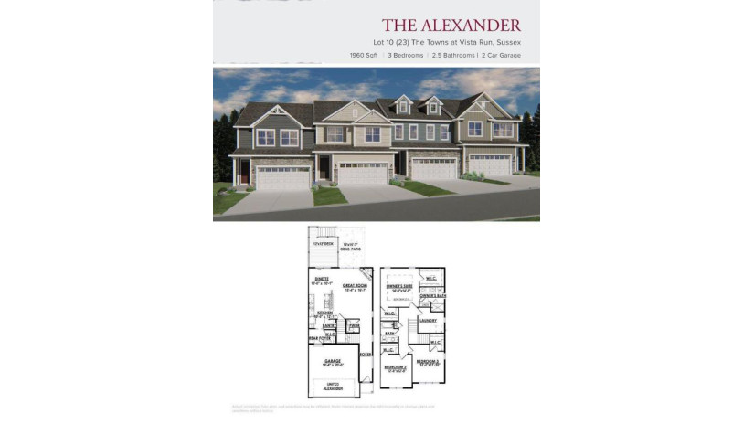 N67W25337 Breckenridge Ct Sussex, WI 53089 by Halen Homes, LLC $449,900