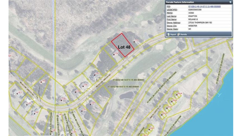 Lot 48 Meadow Green Rd Danbury, WI 54830 by Keller Williams Premier Realty/Vadnais $29,900