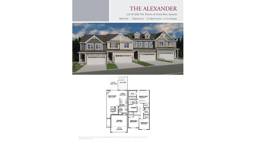 N67W25333 Breckenridge Ct Sussex, WI 53089 by Halen Homes, LLC $389,900