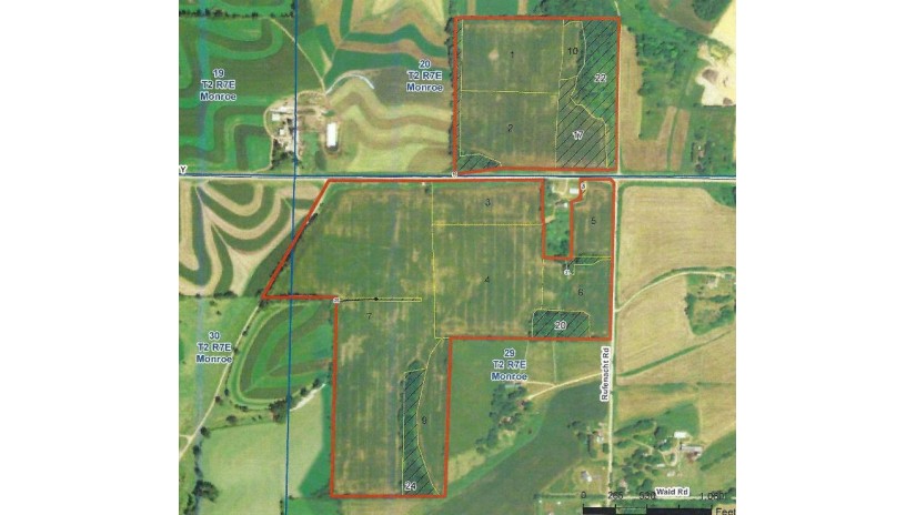 135.24 Ac County Road Y Monroe, WI 53566 by Exit Professional Real Estate - junemwright3@gmail.com $1,149,540