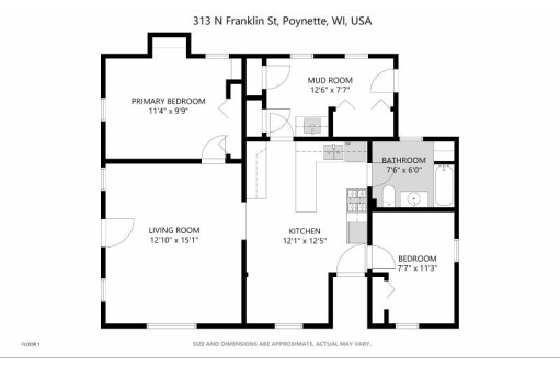 313 N Franklin St, Poynette, WI 53955