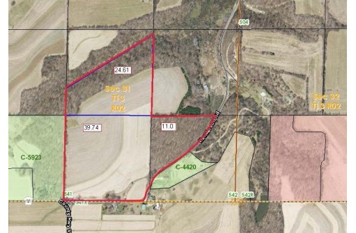 75.35 ACRES Henderson Rd, Wonewoc, WI 53968