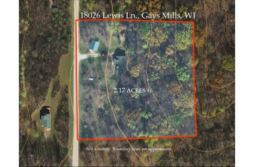 18026 Lewis Lane, Gays Mills, WI 54631