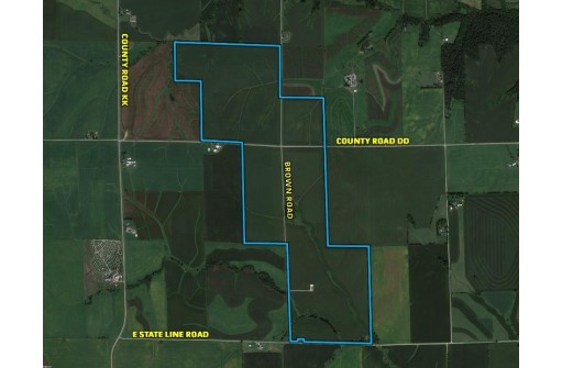 555.70+- ACRES Brown Road, Gratiot, WI 53541