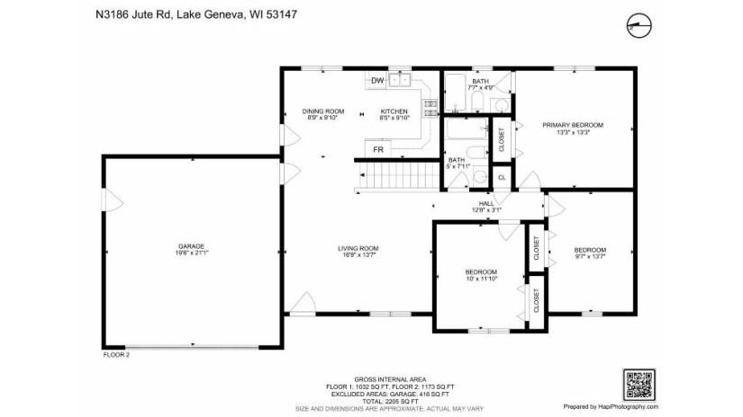 N3186 Jute Rd Geneva, WI 53147 by EXP Realty, LLC~MKE $499,000