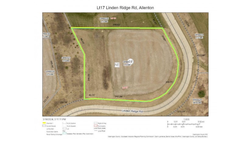 LT17 Linden Ridge Rd Wayne, WI 53002 by Hanson & Co. Real Estate $100,000