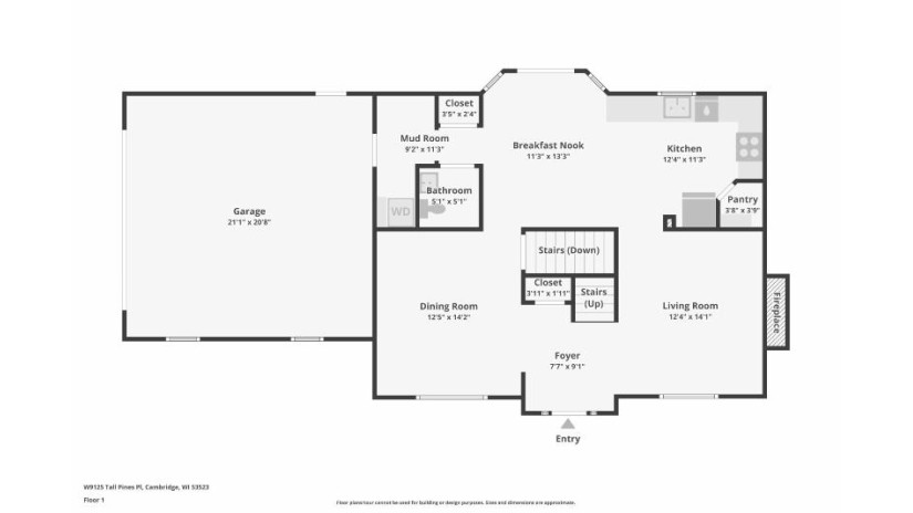 W9125 Tall Pines Pl Oakland, WI 53523 by First Weber Inc - Johnson Creek $479,900