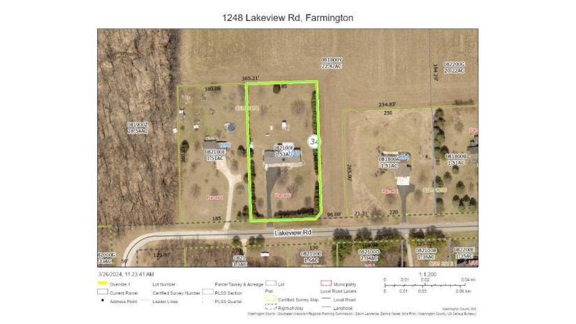 1248 Lakeview Rd Farmington, WI 53090 by Hanson & Co. Real Estate $499,900