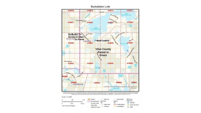 Lot 6 Buckatabon Rd E Conover, WI 54519 by Eliason Realty - Eagle River $49,900