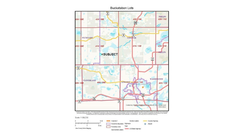 Lot 6 Buckatabon Rd E Conover, WI 54519 by Eliason Realty - Eagle River $49,900