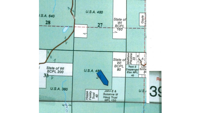 Off Holford Rd 120 Acres Alvin, WI 54542 by Shorewest Realtors $240,000