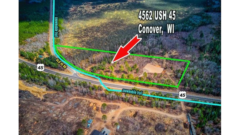 4562 Hwy 45 Conover, WI 54519 by First Weber - Eagle River $285,000