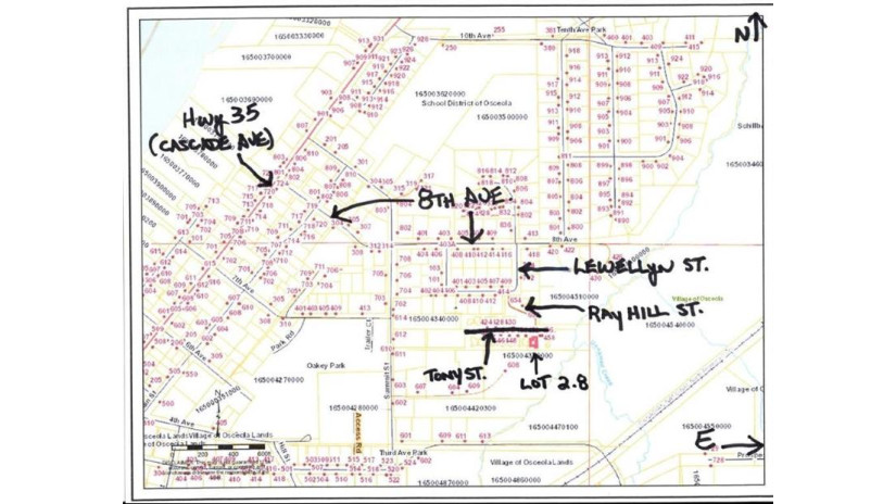 XXX Lot 2.8 Tony Street Osceola, WI 54020 by Timber Ghost Realty Llc $21,900