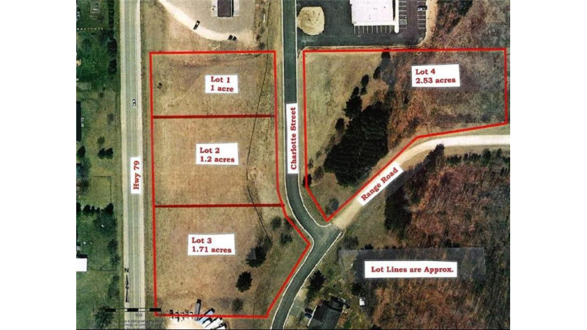 Lot 4 Charlotte Street/Range Road Boyceville, WI 54725 by Rassbach Realty Llc $75,900