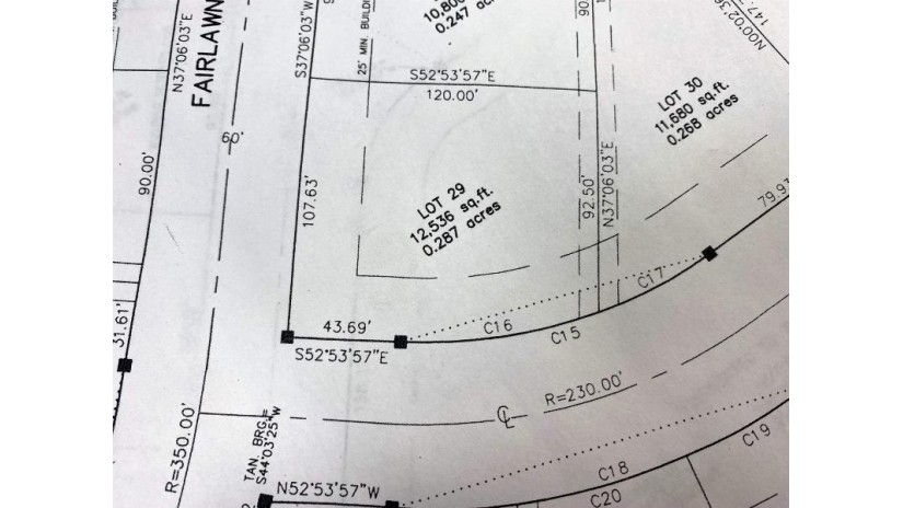 1710 Fairlawn Avenue Lot 29 North Fond Du Lac, WI 54937 by First Weber, Inc. $43,900