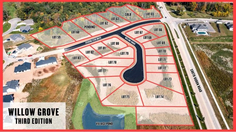 3275 Evening Star Drive Lot 61 Bellevue, WI 54311 by Kos Realty Group $124,900