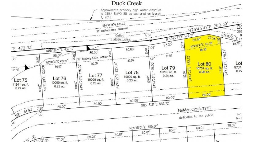 481 Hidden Creek Trail Lot 80 Howard, WI 54303 by NextHome Select Realty $89,900