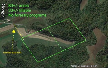 80+/- ACRES Mellen Lane, Richland, WI 53581