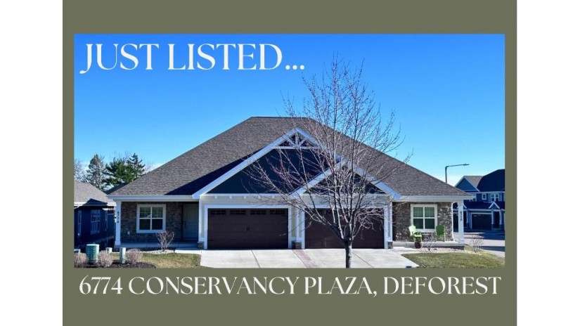 6774 Conservancy Plaza Deforest, WI 53532 by First Weber Inc - HomeInfo@firstweber.com $559,900